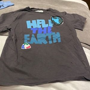 Earth day t shirt with Velcro attachment